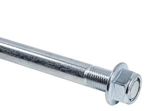 میل تنه با مهره واشردار